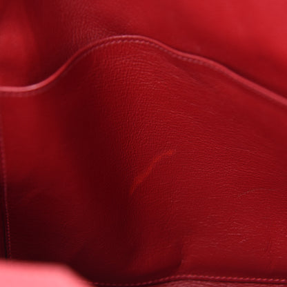 Hermes Taurillon Clemence Birkin 40 Rouge Casaque 18 of 21