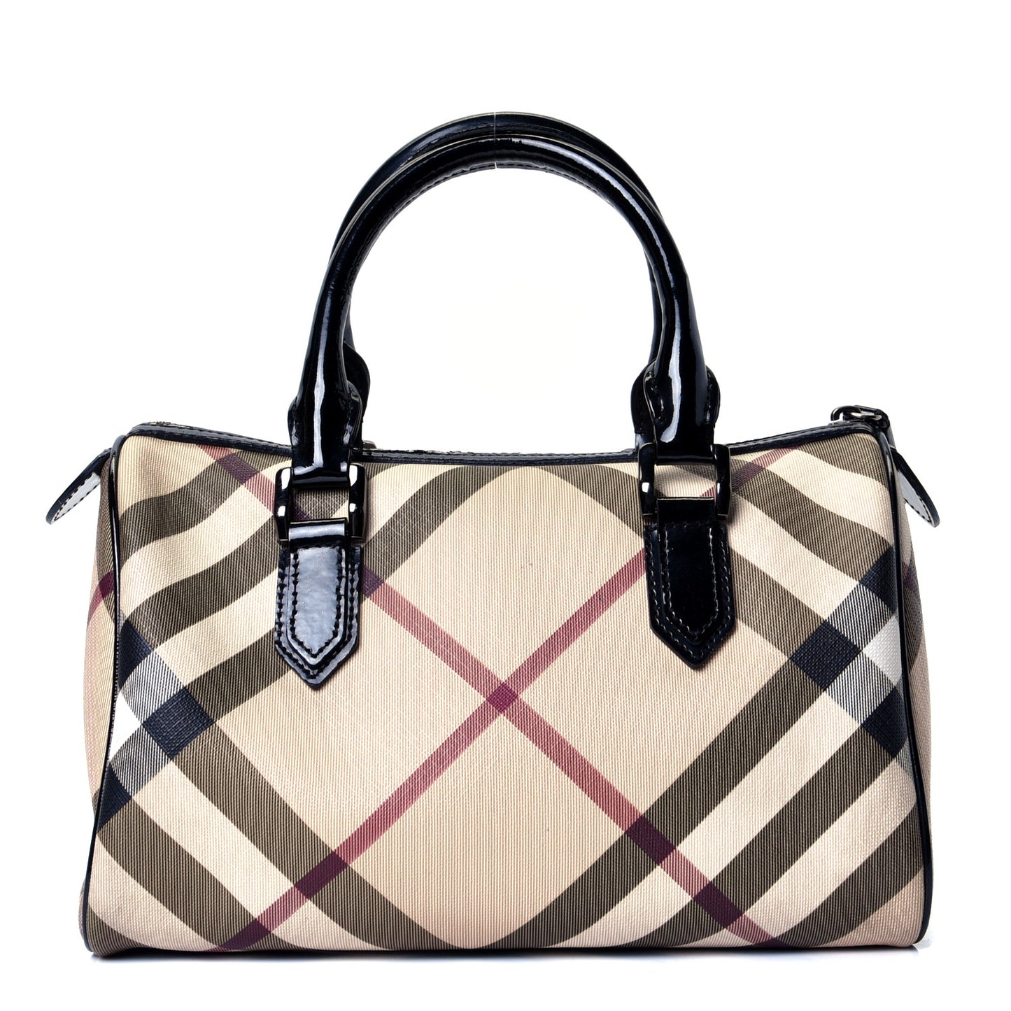 Nova Check Small Chester Bowling Bag Black