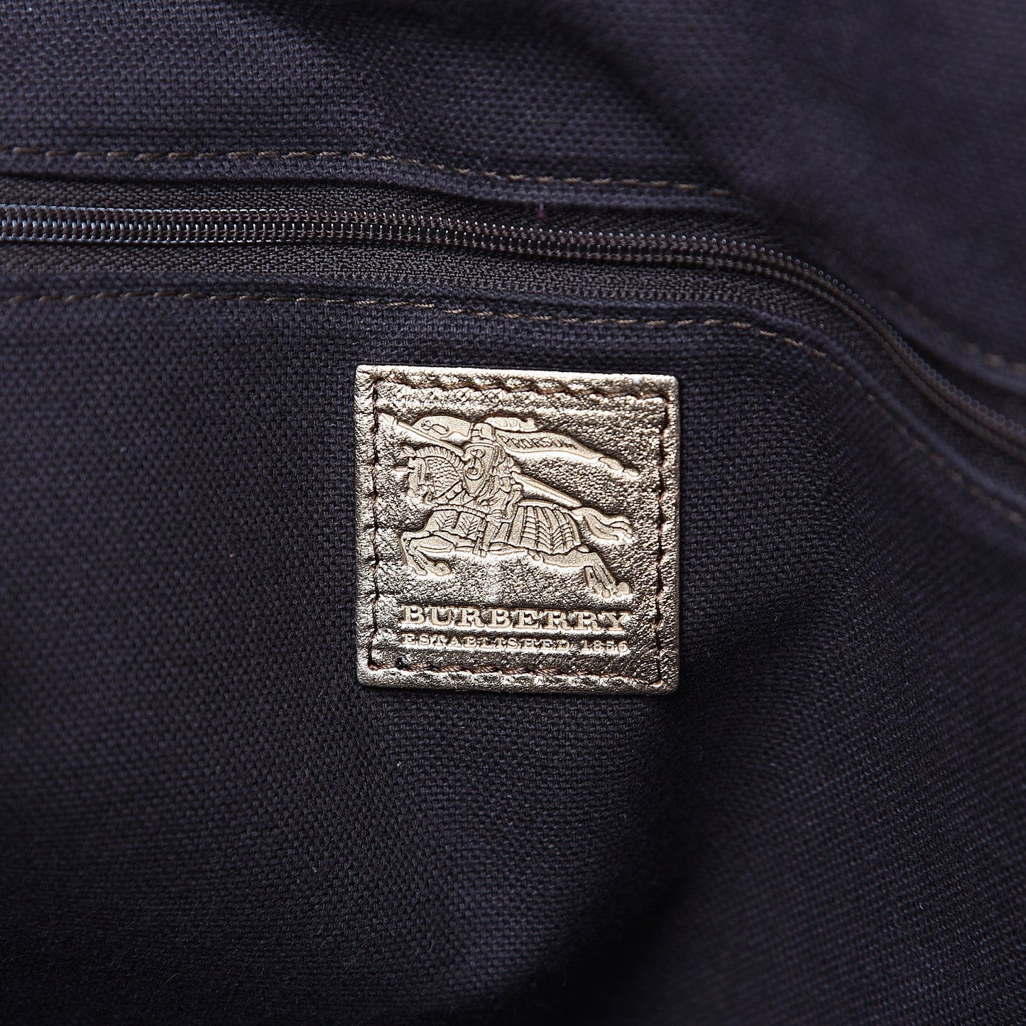 Metallic Woven Haymarket Check Thornley Satchel Gold
