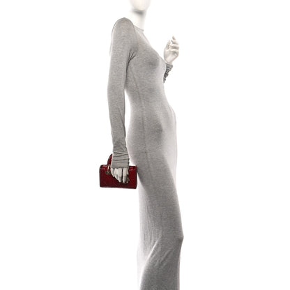 Christian Dior Patent Cannage Micro Lady D-Joy Rouge Ceris 2 of 10