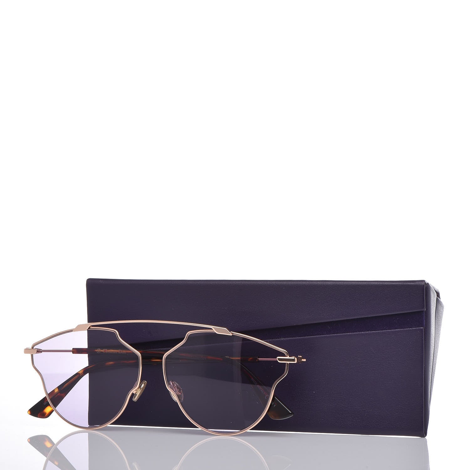 Christian Dior So Real Pop Sunglasses Rose Gold Purple 8 of 8