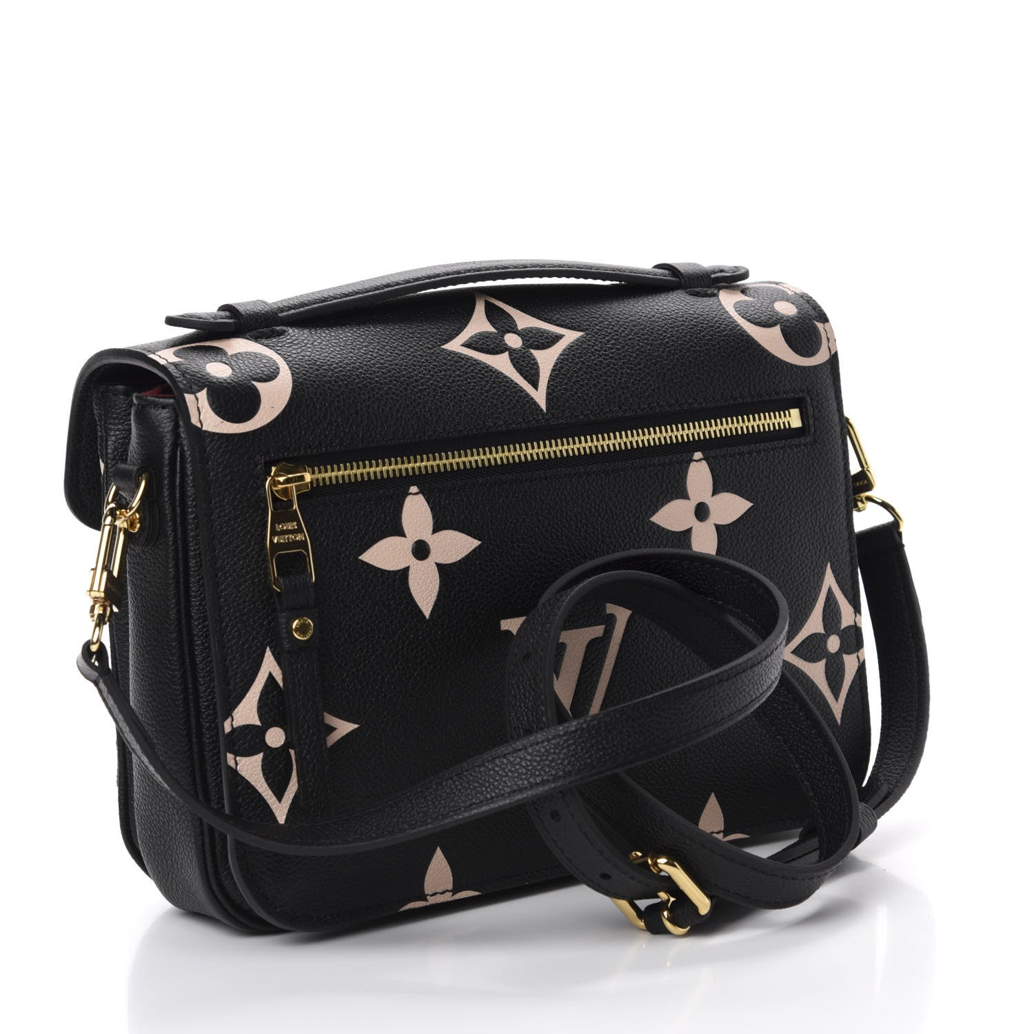 Louis Vuitton Empreinte Monogram Giant Pochette Metis Black Beige 3 of 9