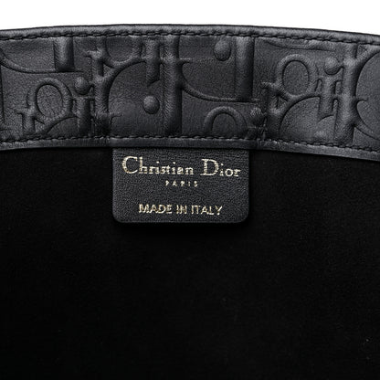 Christian Dior Oblique Calfskin Embossed Large Book Tote Black 5 of 9