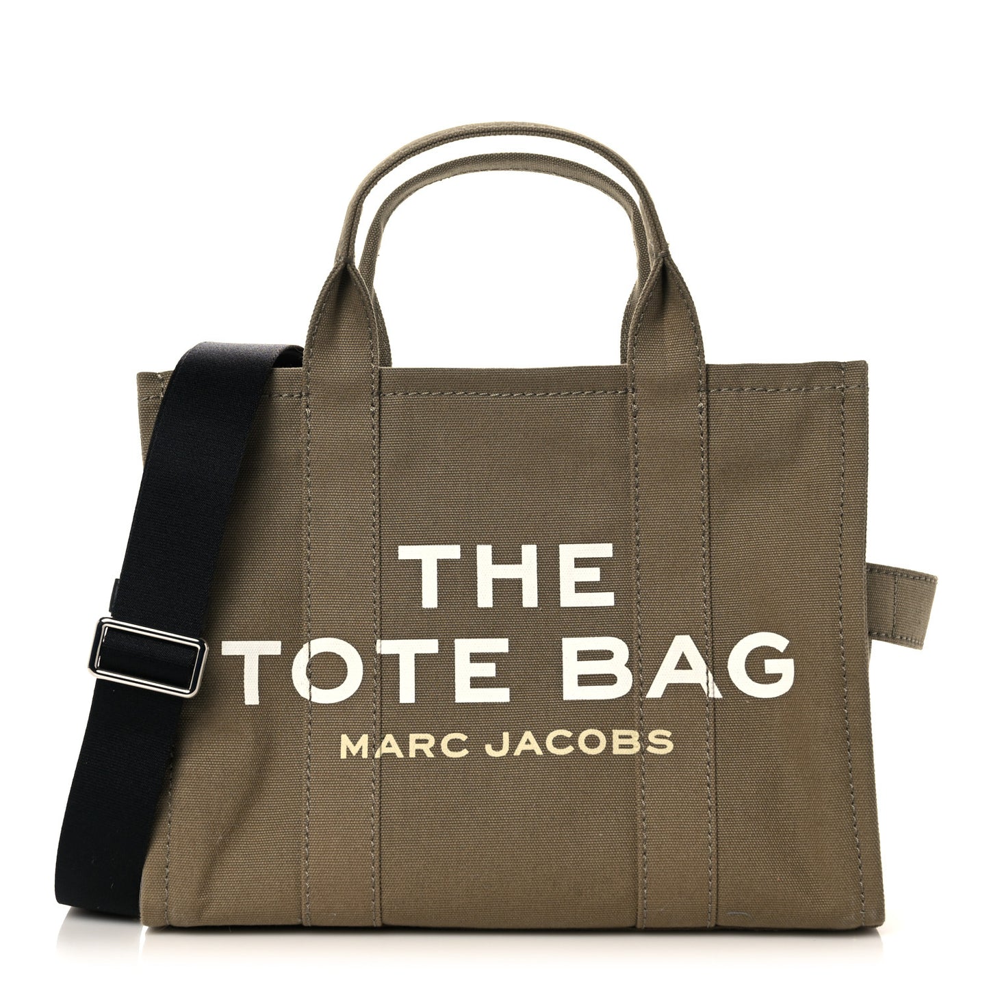 Cotton Canvas Medium The Traveler Tote Bag Slate Green