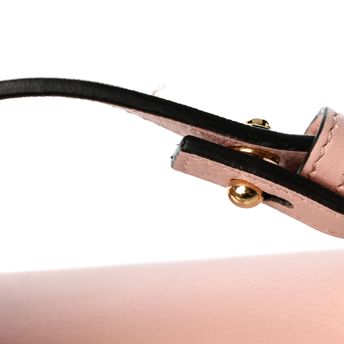 Gucci Roxy Calfskin Web Mini Blondie Shoulder Bag Powder Pink 10 of 10