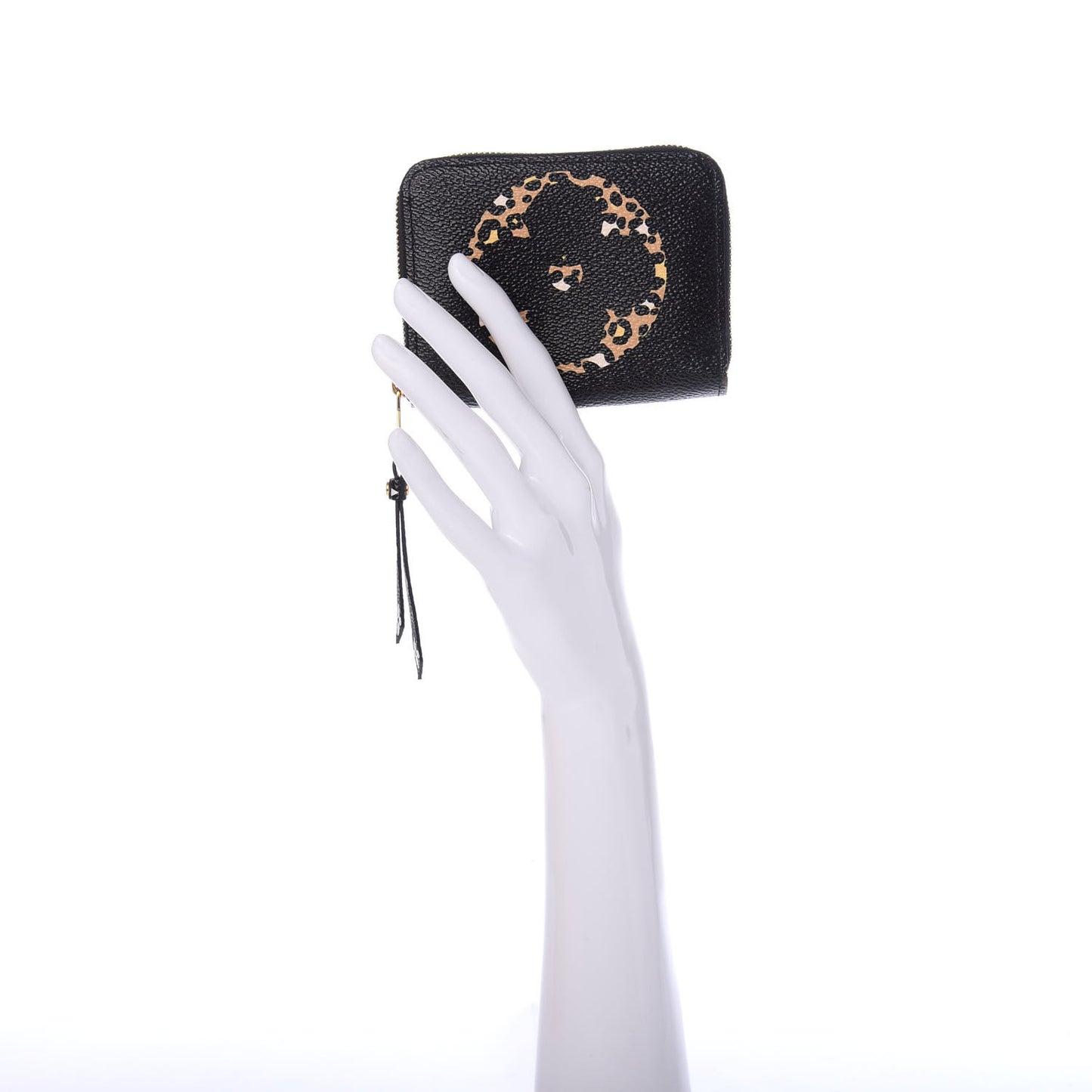 Monogram Giant Jungle Zippy Coin Purse Black