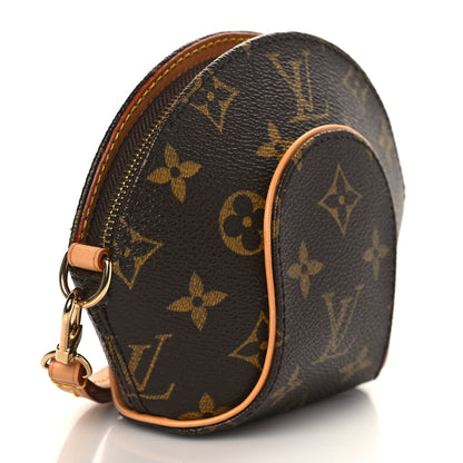 Louis Vuitton Monogram Mini Ellipse Wristlet Clutch 4 of 8