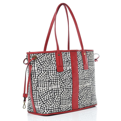 MCM Visetos Medium Liz Reversible Shopper Tote Ruby Red 6 of 20