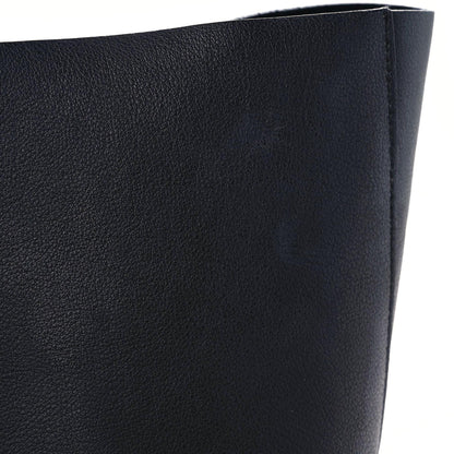 Saint Laurent Calfskin Large Shopping Tote Black 14 of 15