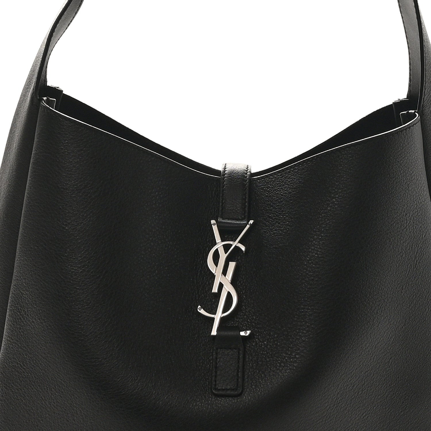 Saint Laurent Supple Calfskin Large Le 5 A 7 Soft Hobo Black 7 of 9