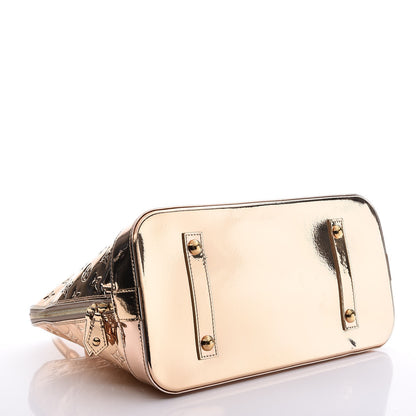 Louis Vuitton Monogram Miroir Alma MM Gold 4 of 7