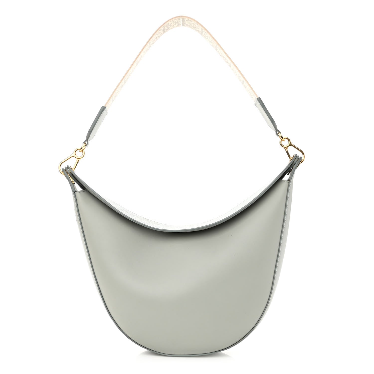 Loewe Satin Calfskin Jacquard Luna Bag Ash Grey 1 of 9