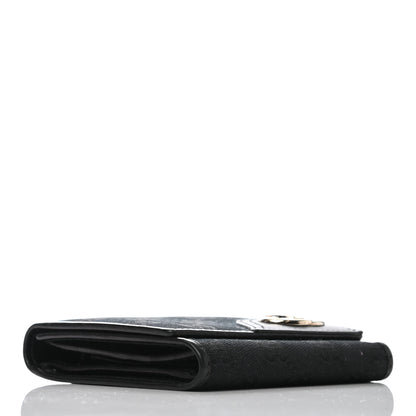 Gucci Monogram Britt Tri Fold Wallet Black 4 of 7