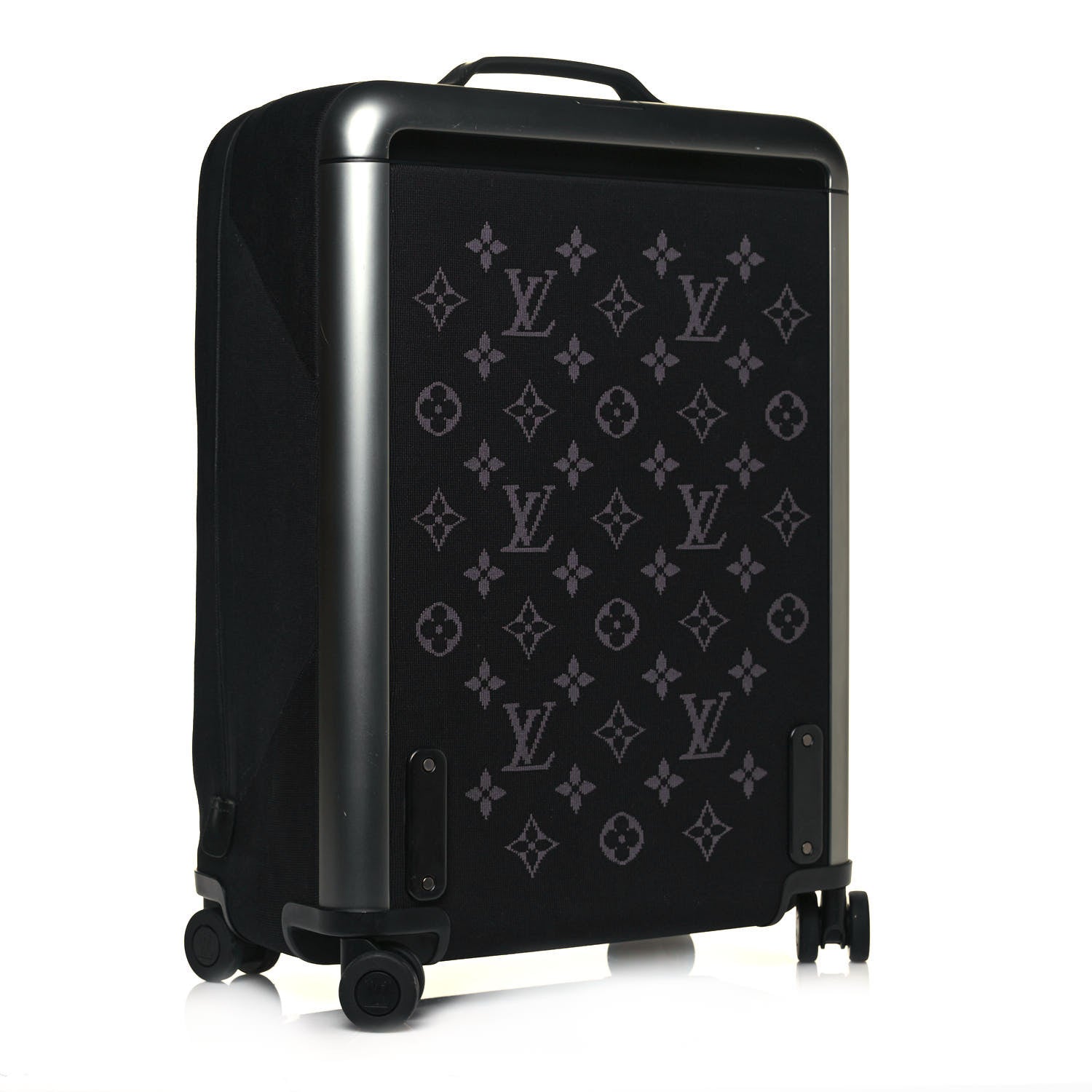 Louis Vuitton Knit Monogram Eclipse Horizon Soft 55 Suitcase 2 of 12