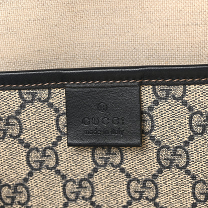 Gucci GG Plus Monogram Small Signature Web Loop Vertical Tote Navy 6 of 10
