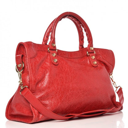 Balenciaga Agneau Giant 12 Gold Hardware City Rouge Cardinal 3 of 11