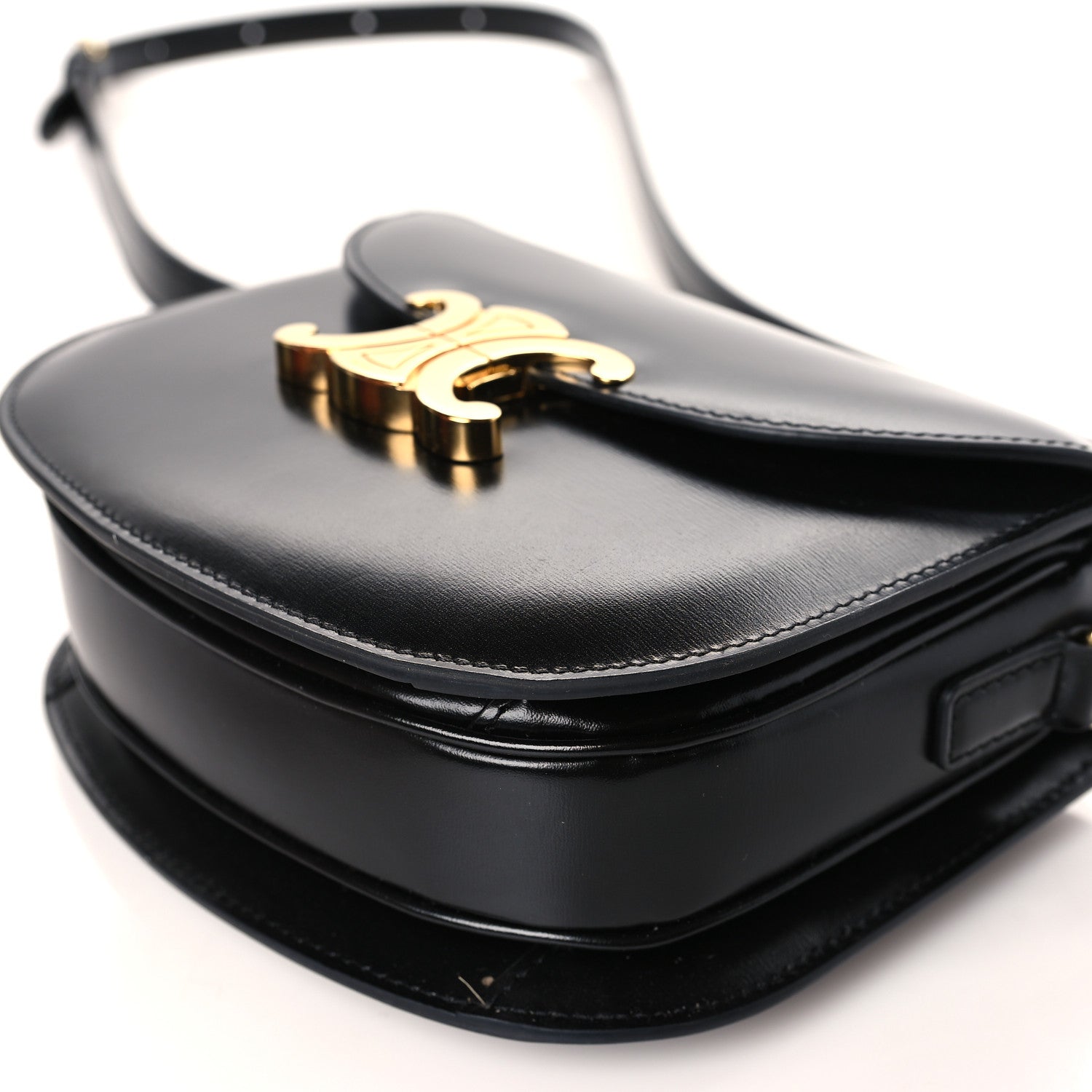 Celine Shiny Calfskin Teen Besace Black 9 of 9