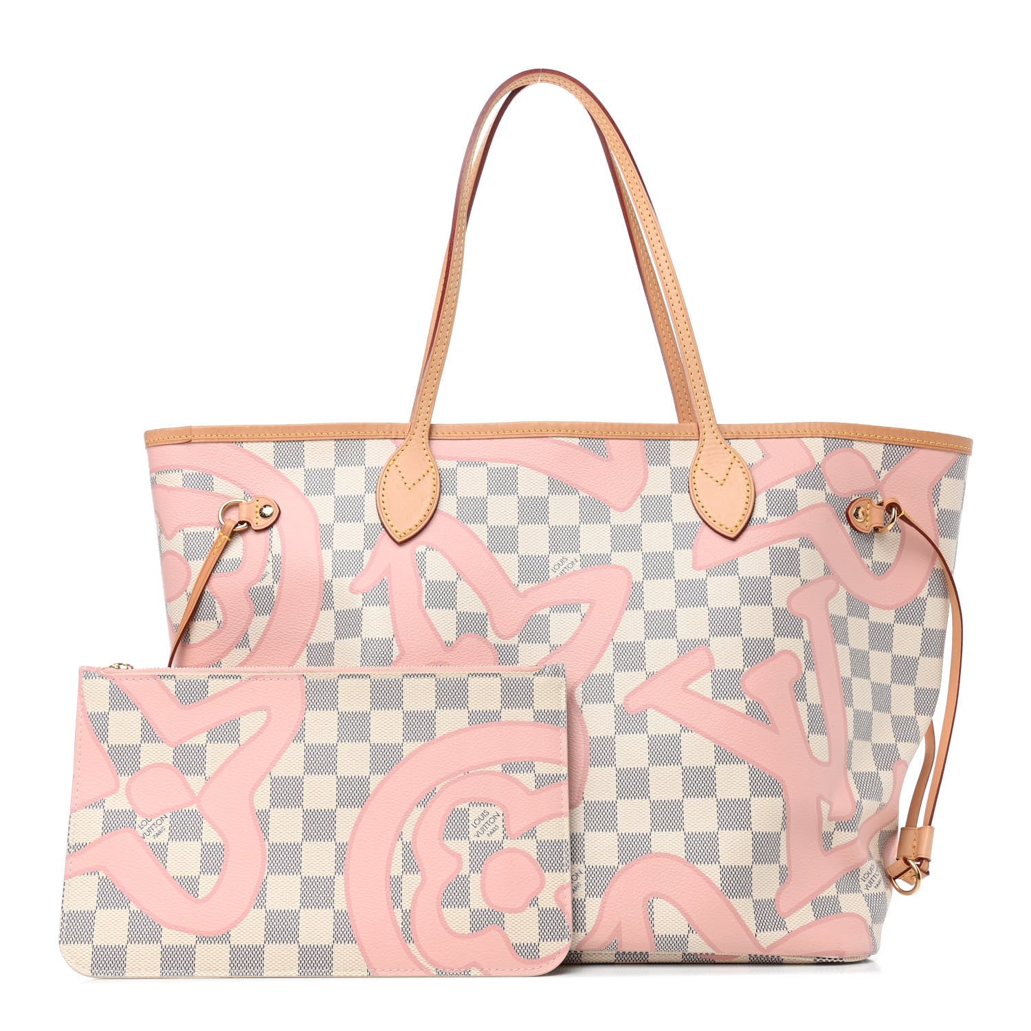 Louis Vuitton Damier Azur Tahitienne Neverfull MM 1 of 4