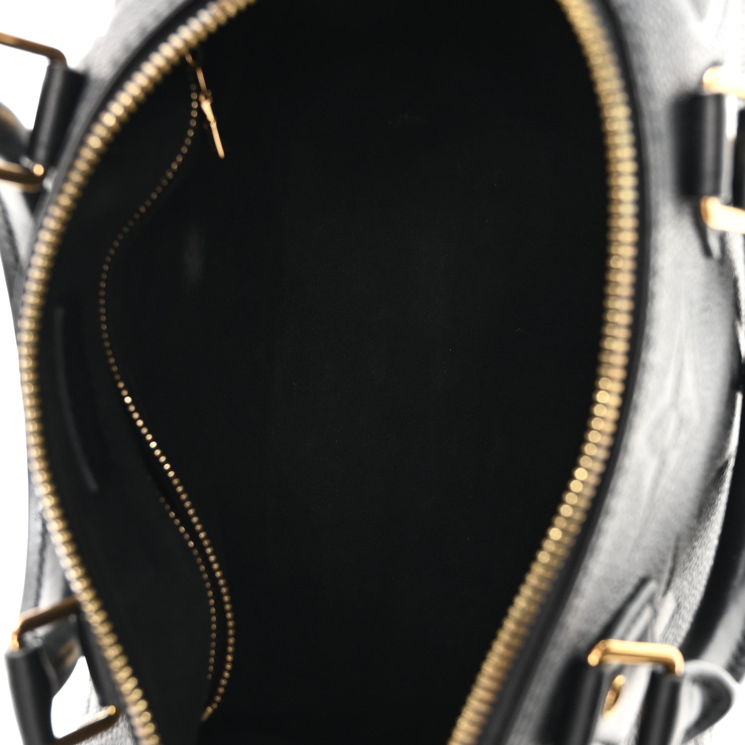 Louis Vuitton Empreinte Monogram Giant Speedy Bandouliere 25 Black 5 of 10