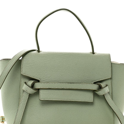 Celine Grained Calfskin Nano Belt Bag Jade 8 of 14