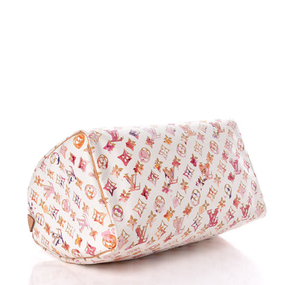 Louis Vuitton Watercolor Aquarelle Speedy 35 White 4 of 19