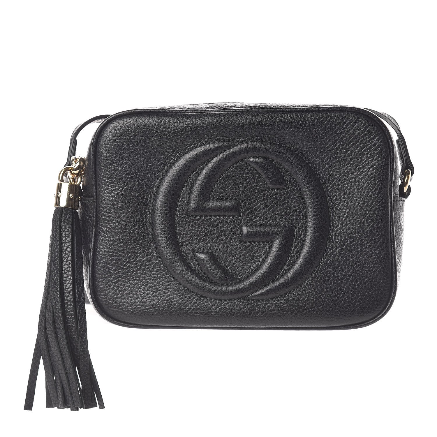 Gucci Pebbled Calfskin Small Soho Disco Bag Black 1 of 16