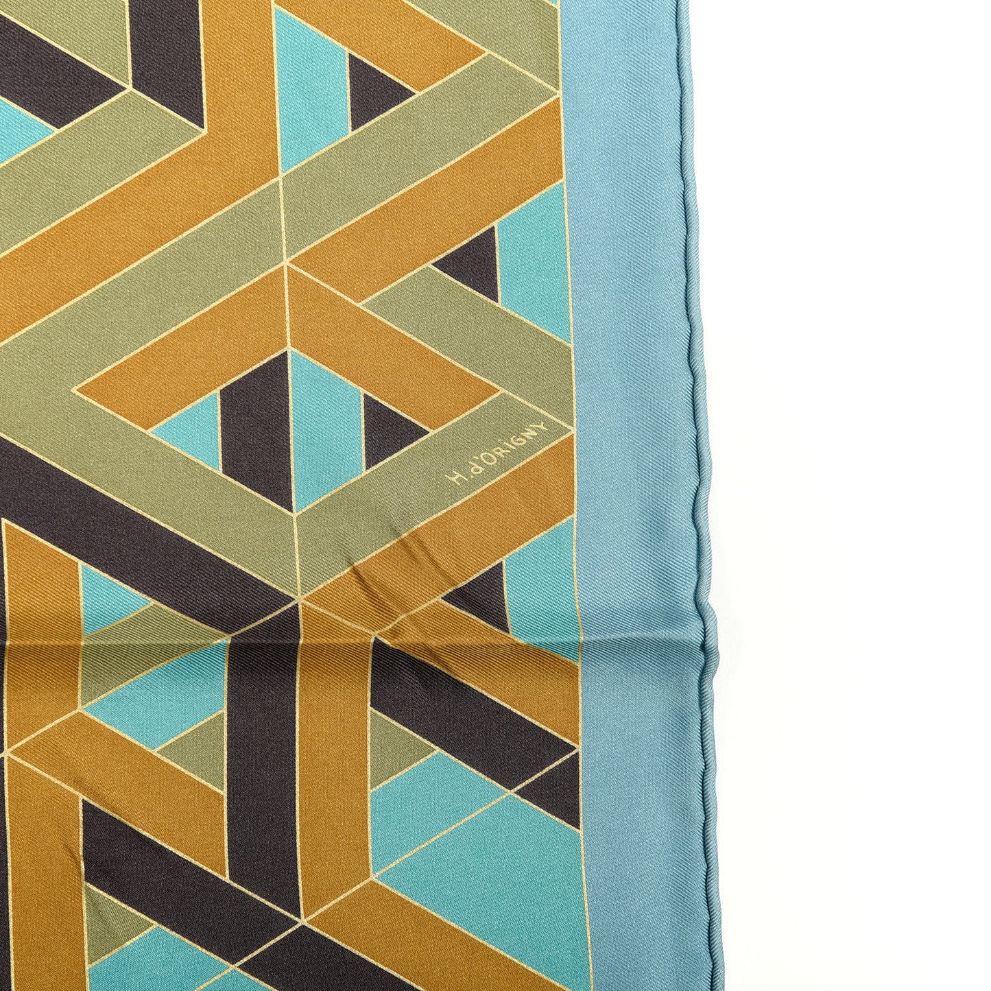 Silk Carre Cube Scarf 90