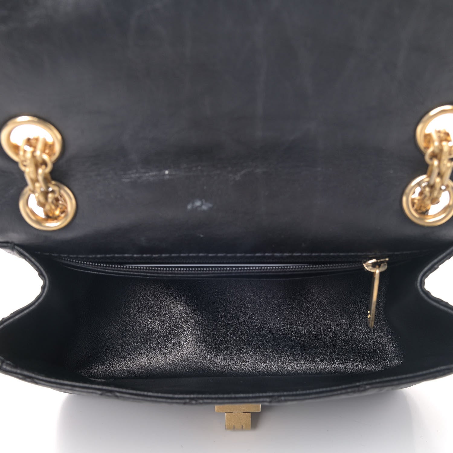 Chanel Aged Calfskin Quilted 2.55 Reissue Mini Flap Black 4 of 7