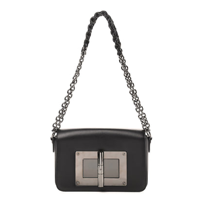 Tom Ford Calfskin Medium Natalia Chain Bag Black 1 of 9