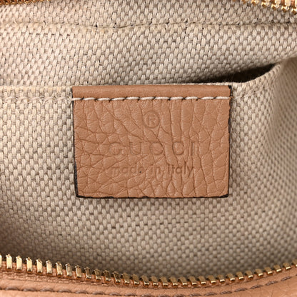 Gucci Pebbled Calfskin Small Soho Disco Bag Camelia 6 of 16