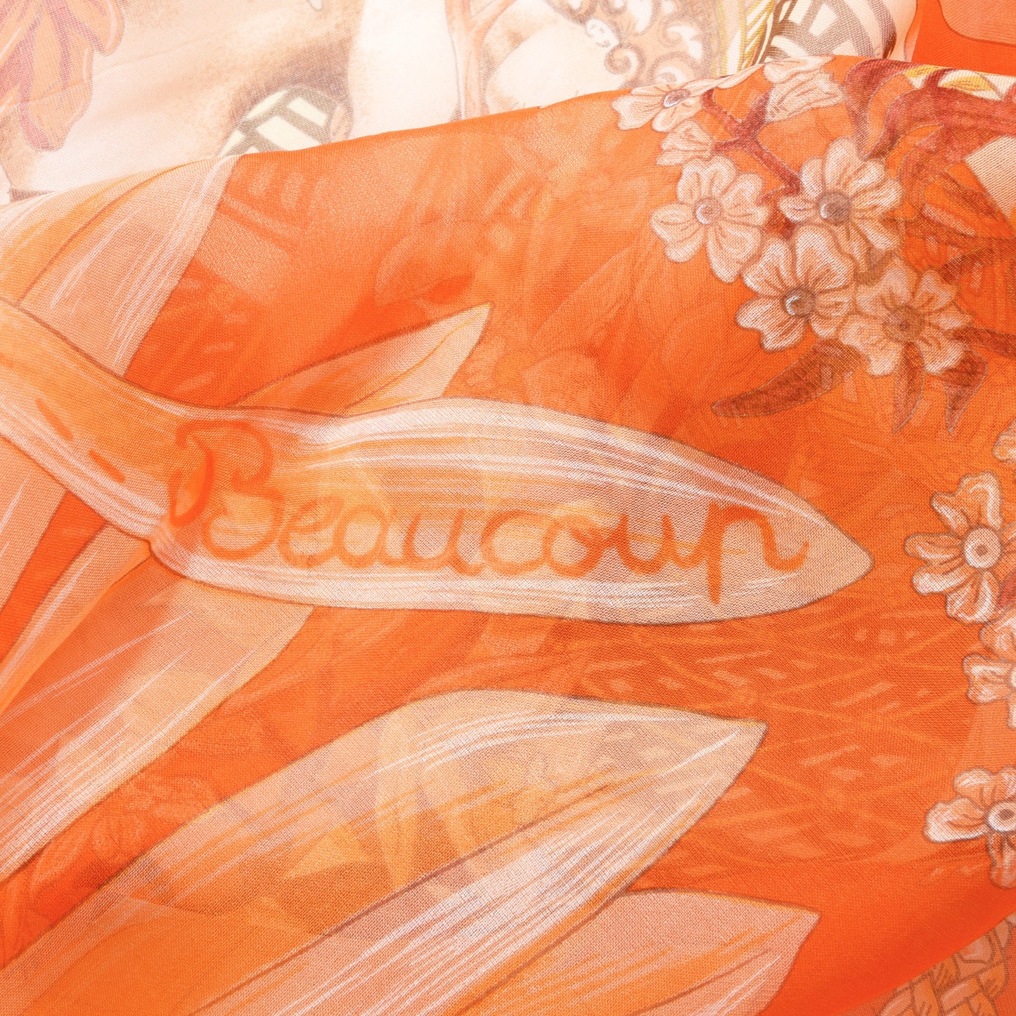 Silk Mousseline Amours Scarf 90
