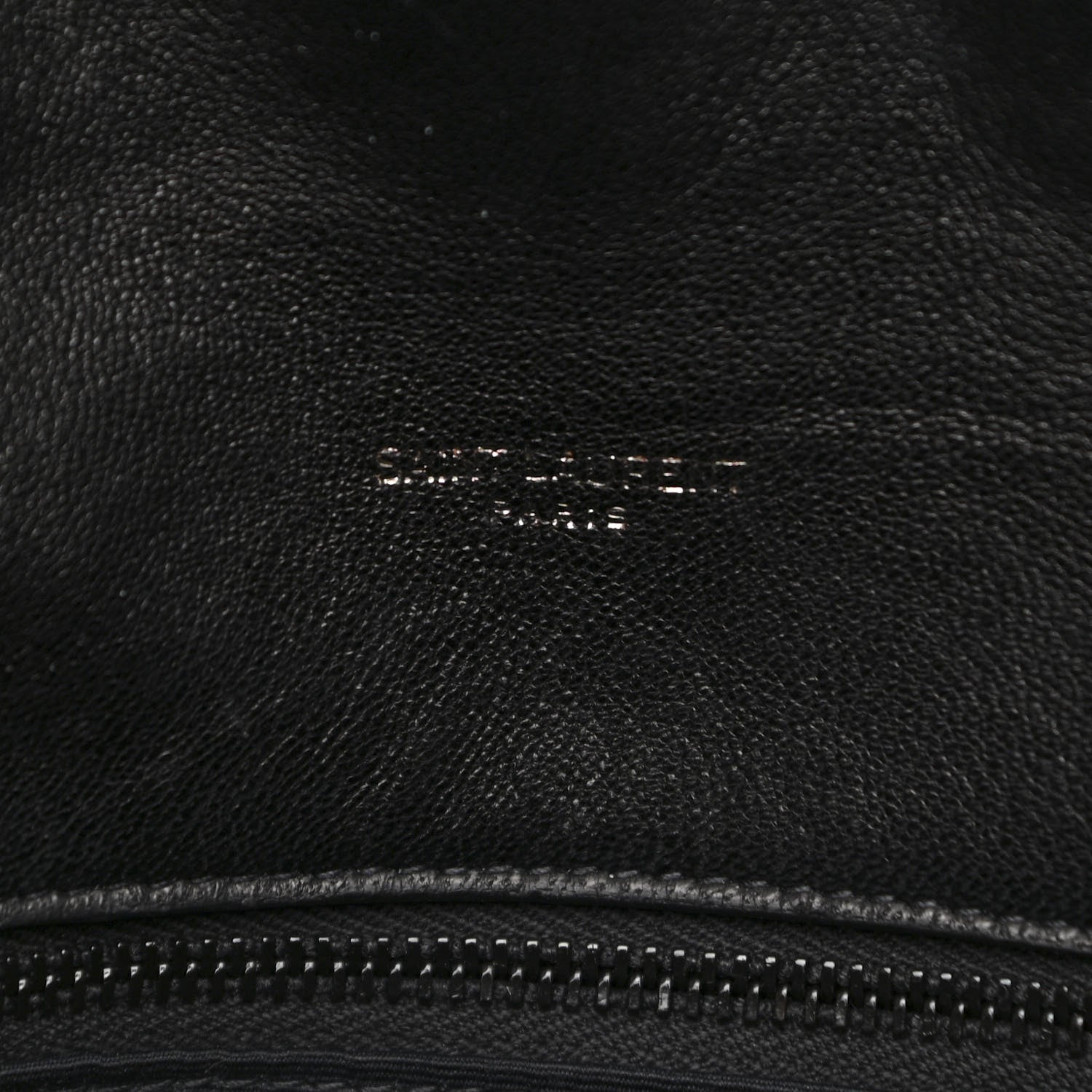 Saint Laurent Lambskin Quilted Medium Loulou Puffer Monogram Chain Satchel Black 5 of 10