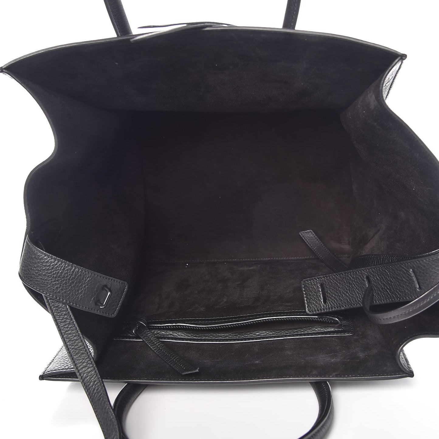 Supple Calfskin Medium Phantom Luggage Black