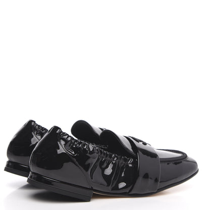 Chanel Patent CC Loafers 36 Black 4 of 9