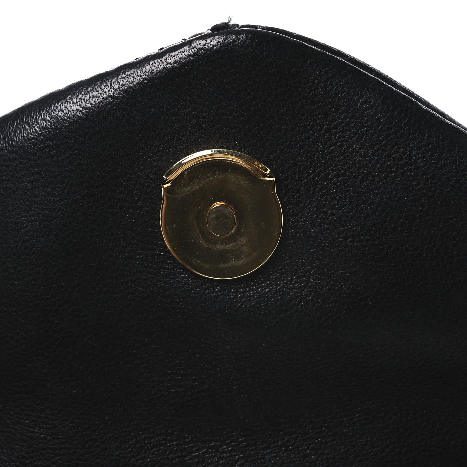 Saint Laurent Lambskin Monogram Loulou Puffer Pouch Clutch Black 13 of 13