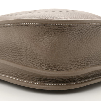 Hermes Taurillon Clemence Evelyne III PM Etoupe 10 of 11