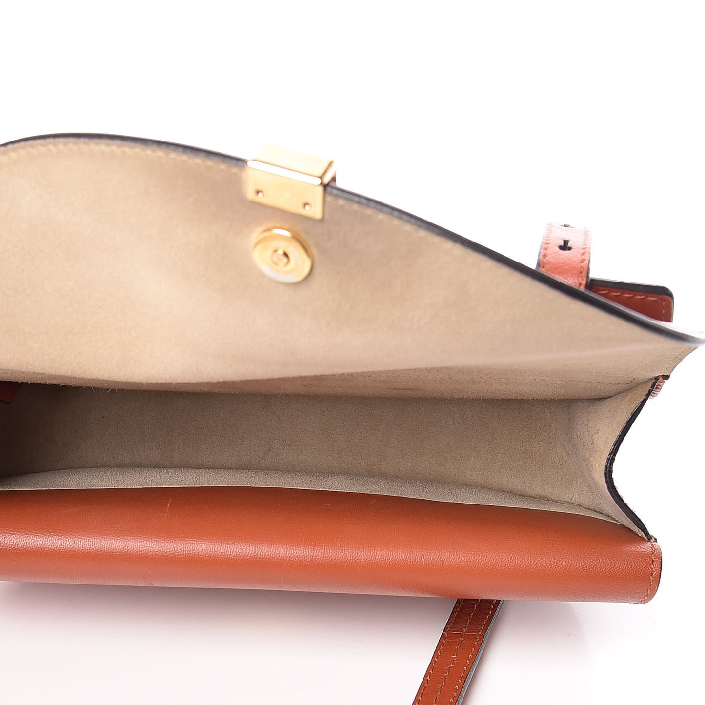 Calfskin Mini Georgia Crossbody Bag Whiskey