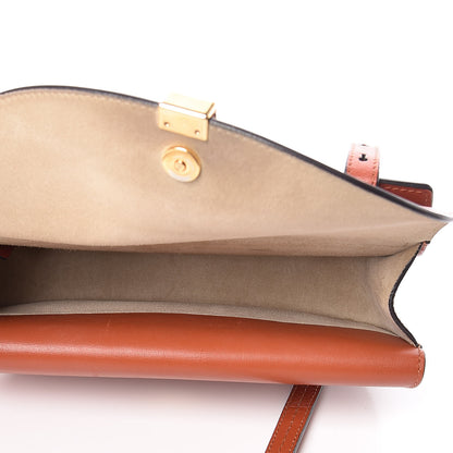 Chloe Calfskin Mini Georgia Crossbody Bag Whiskey 7 of 12