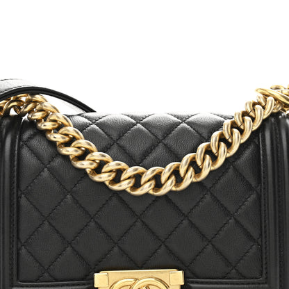 Chanel Calfskin Quilted Small Boy Flap Black 8 of 10