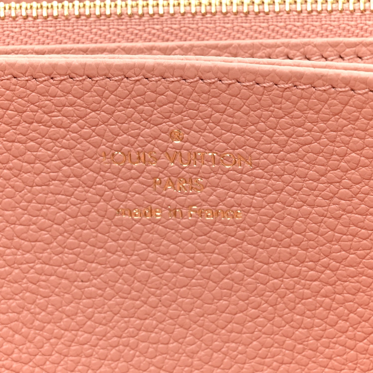 Louis Vuitton Empreinte Monogram Giant Zippy Wallet Rose Trianon Creme 8 of 9