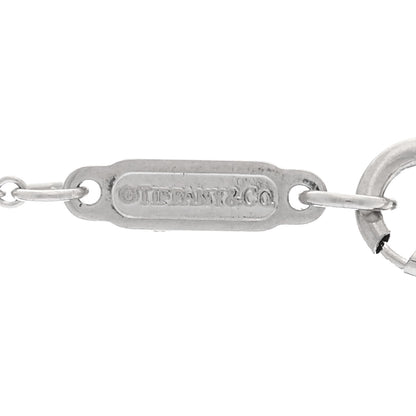 Tiffany Platinum Diamond Bow Pendant Necklace 4 of 5