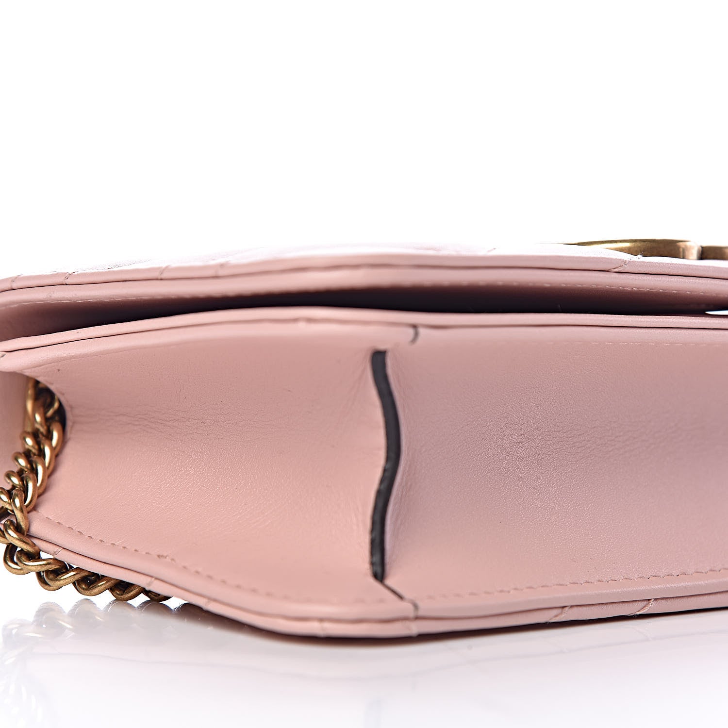 Gucci Calfskin Matelasse GG Marmont Mini Bag Perfect Pink 8 of 10