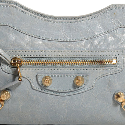 Balenciaga Agneau Giant 12 Gold Hardware Hip Bleu Acier 3 of 11