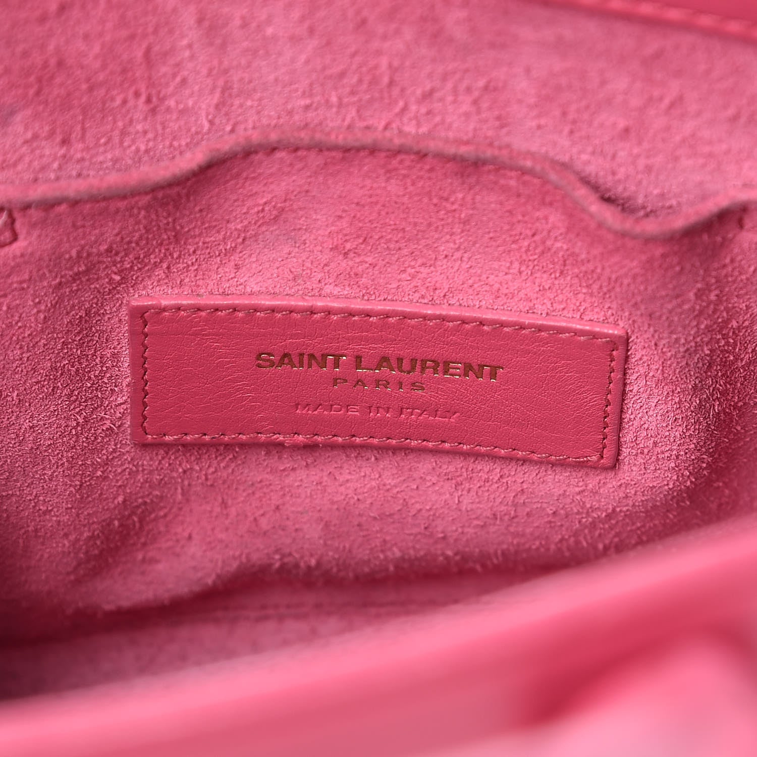 Saint Laurent Calfskin Nano Sac De Jour Lipstick Fuchsia 6 of 24