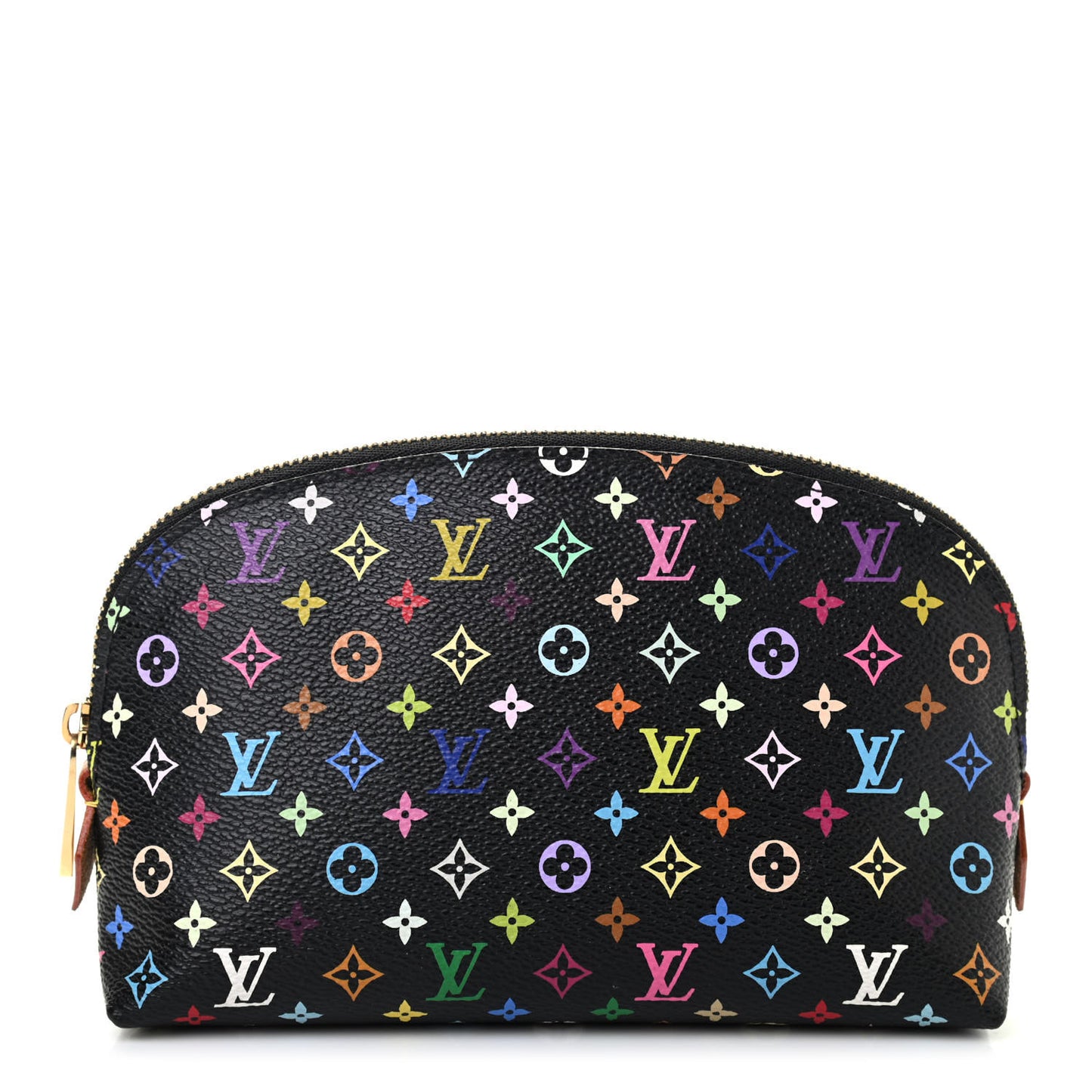 Monogram Multicolor Cosmetic Pouch Black Grenade