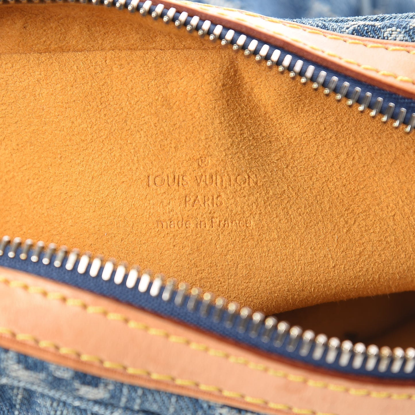 Denim Camera Bag Blue