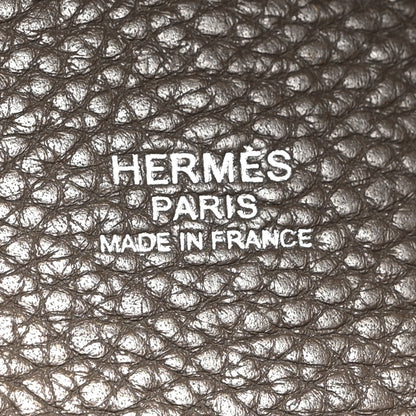 Hermes Taurillon Clemence Picotin Lock 22 MM Etain 6 of 9