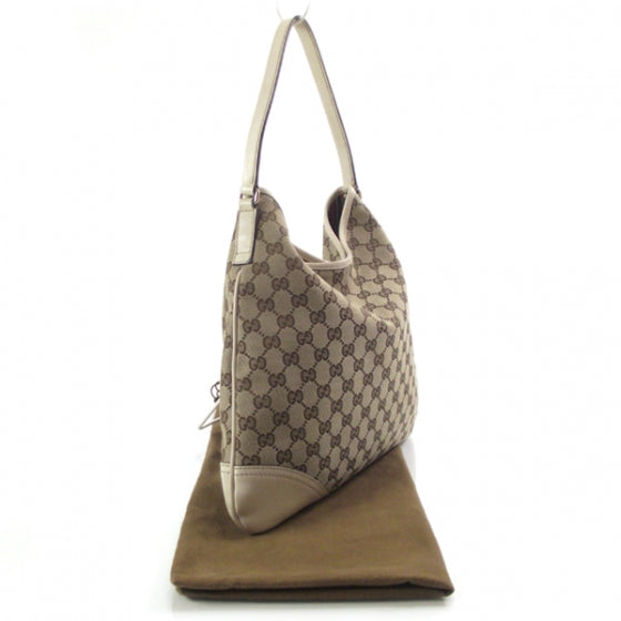 Monogram Medium New Britt Hobo Off White