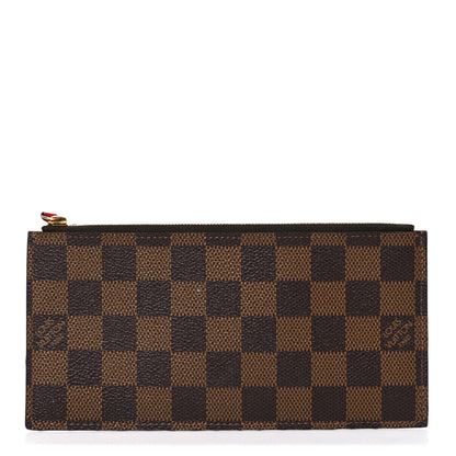 Louis Vuitton Damier Ebene Felicie Chain Wallet Zippered Insert 1 of 6