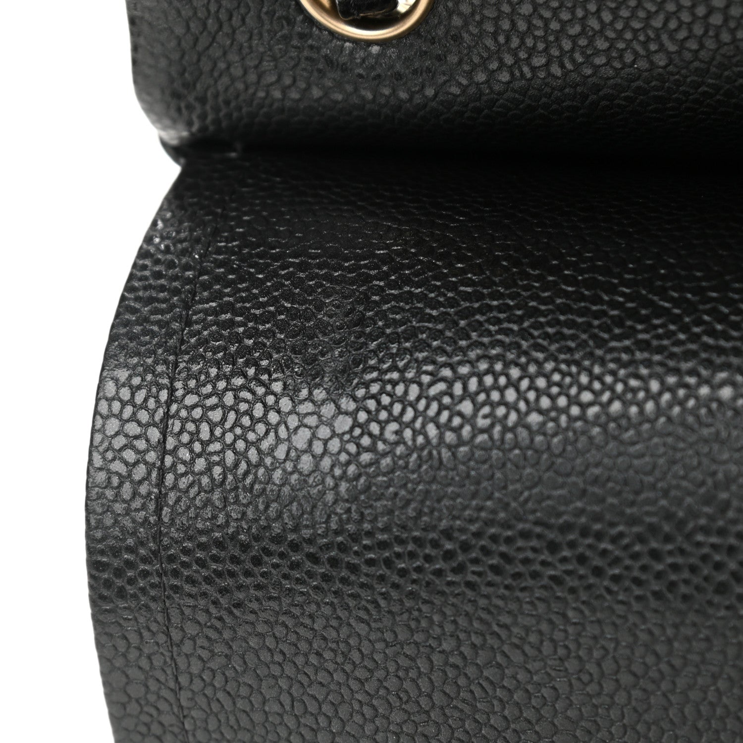 Chanel Caviar Quilted Jumbo Double Flap Dark Grey 9 of 12